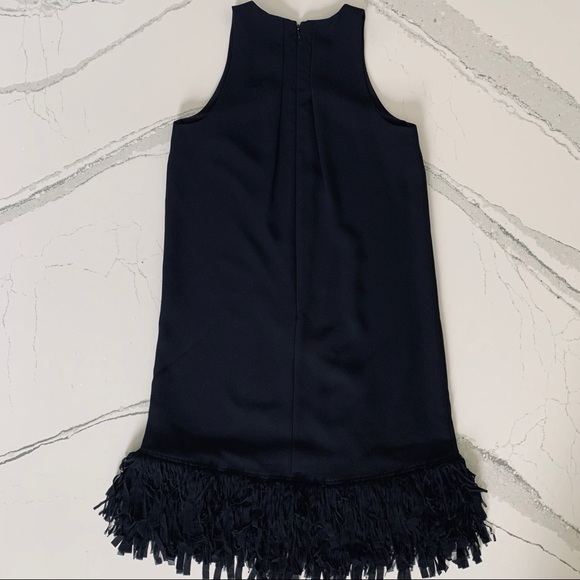 Banana Republic Black Fringe Bottom Dress 2 - Picture 3 of 5